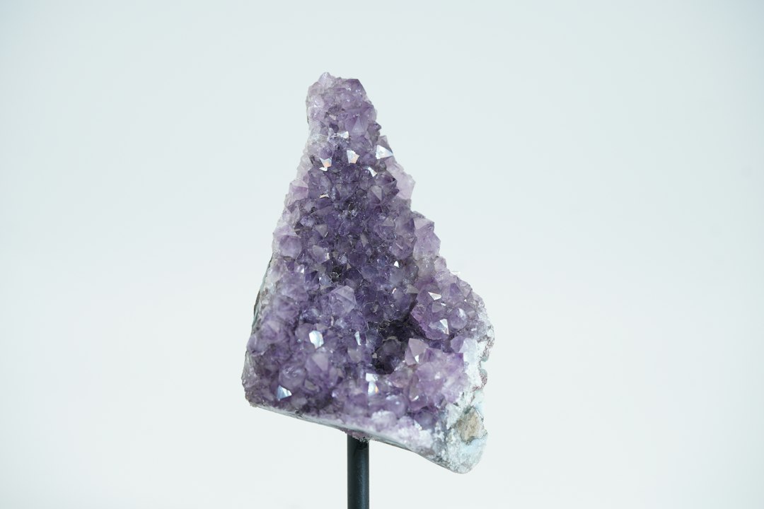 Amethyst geode crystal for home decor